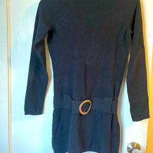 INC brand sweater dress black